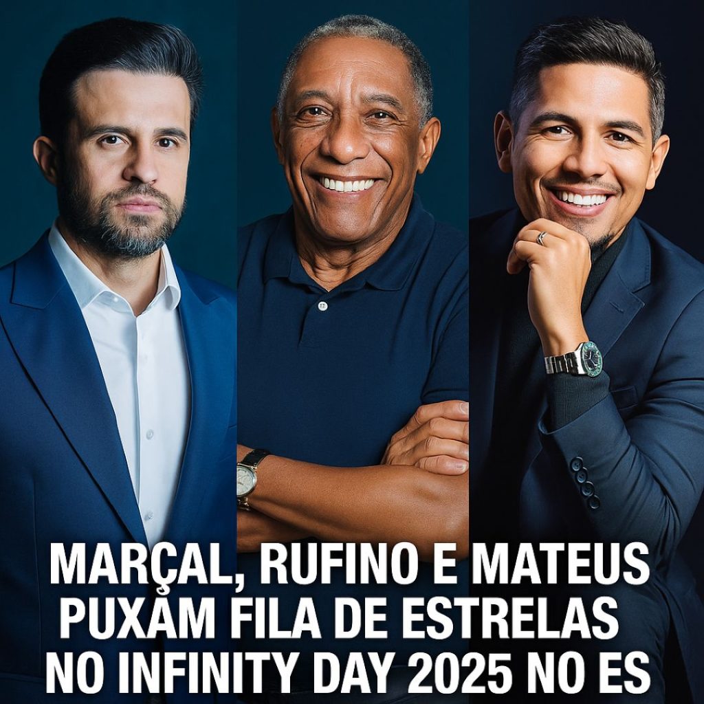 Pablo Marçal, Geraldo Rufino e Mateus Ribeiro